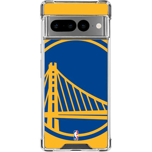 NBA Golden State Warriors Large Logo Google Pixel 7 Pro Clear Case